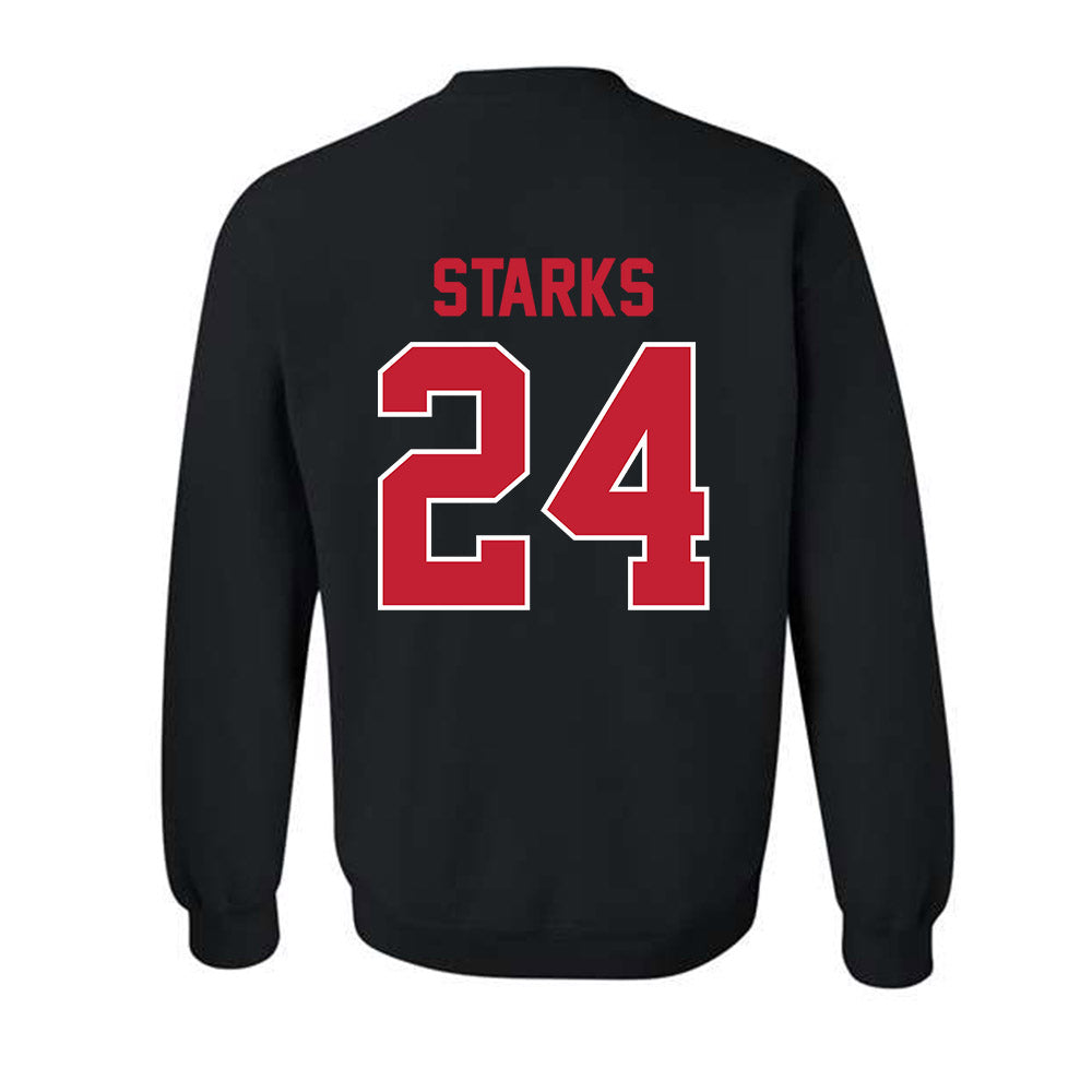 Georgia - NCAA Football : Malaki Starks - Classic Shersey Crewneck Sweatshirt-1