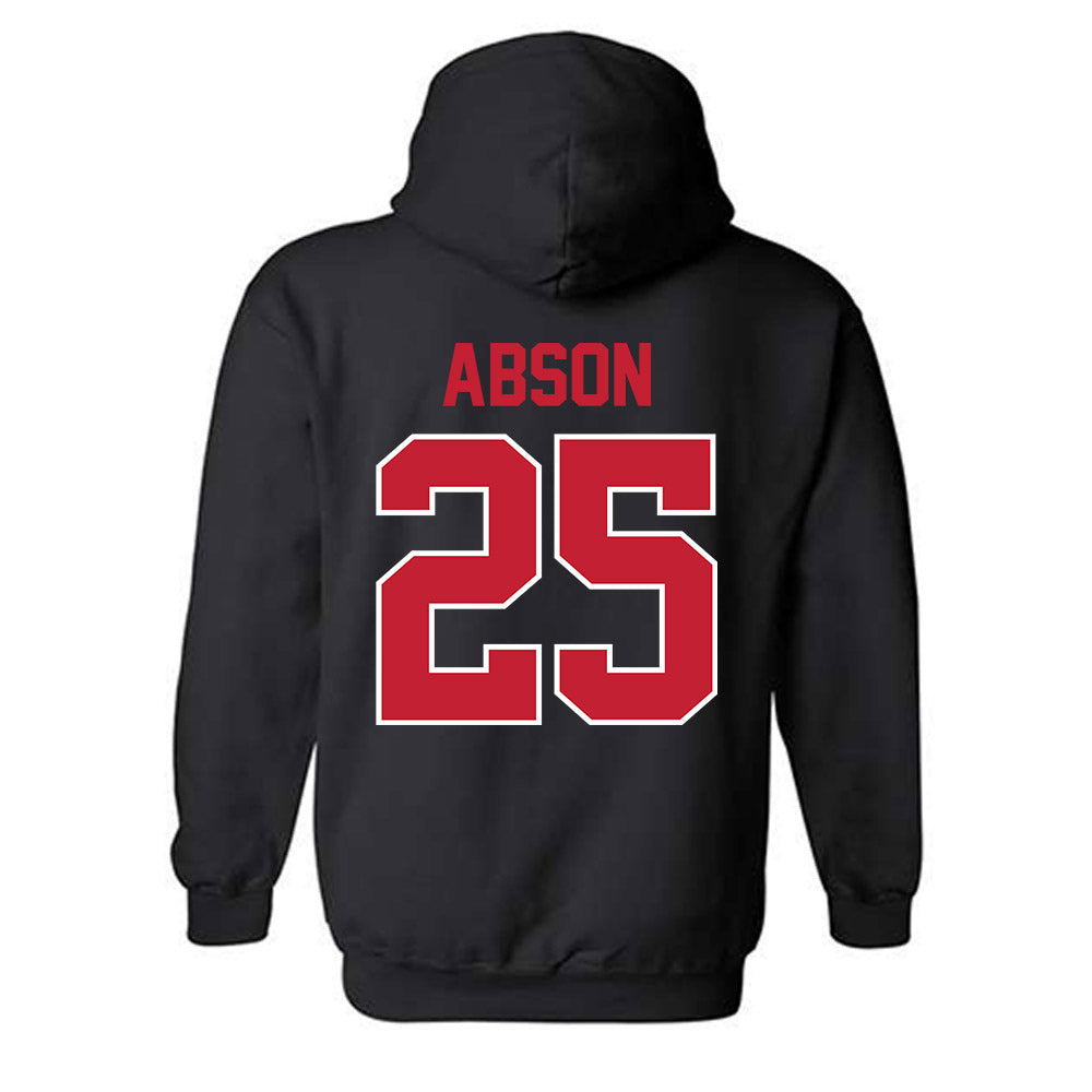 Georgia - NCAA Men's Basketball : Justin Abson - Classic Shersey Hooded Sweatshirt-1