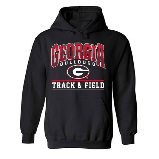 Georgia - NCAA Men's Track & Field : Jonathan Simms - Classic Shersey Hooded Sweatshirt-0