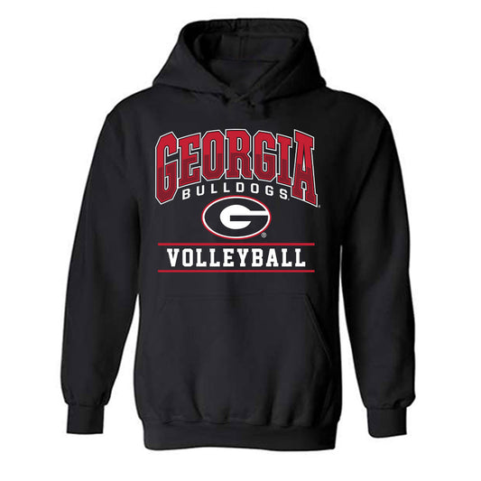 Georgia - NCAA Women's Volleyball : Clara Brower - Classic Shersey Hooded Sweatshirt-0