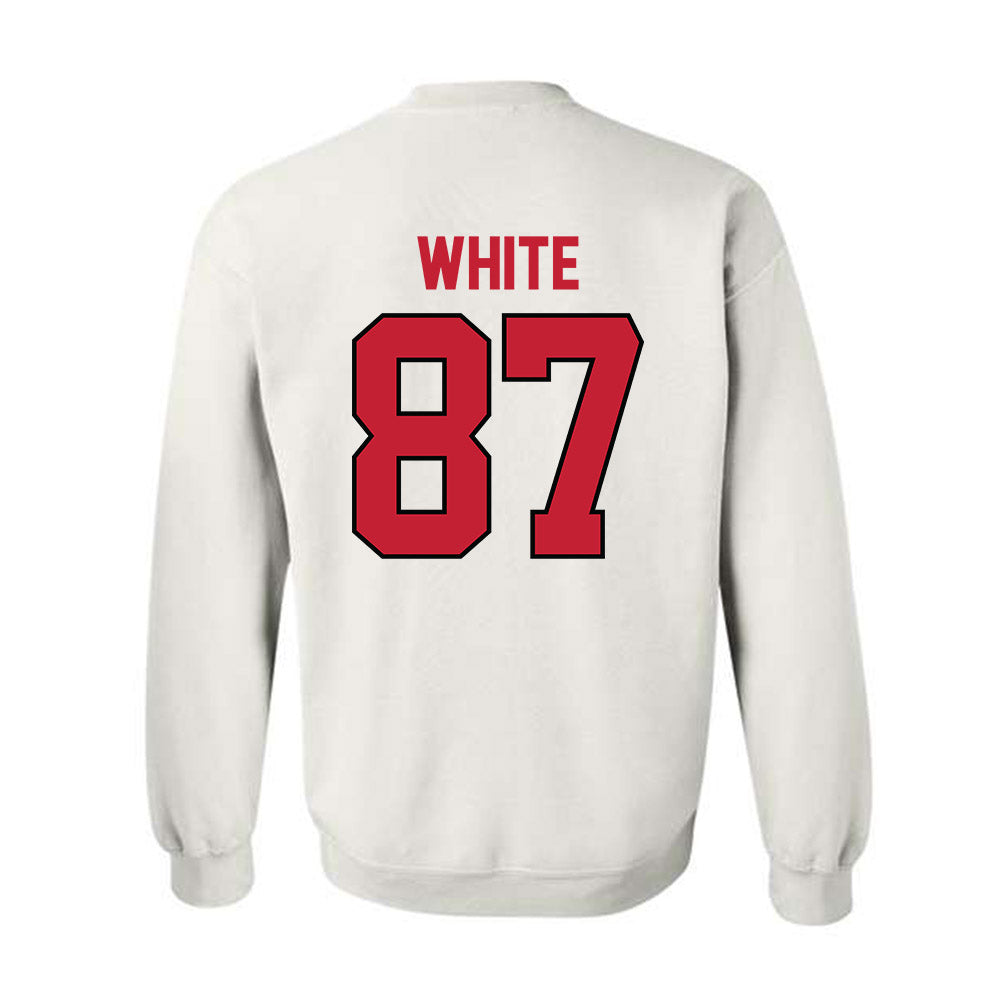 Georgia - NCAA Football : Jordan White - Classic Shersey Crewneck Sweatshirt-1