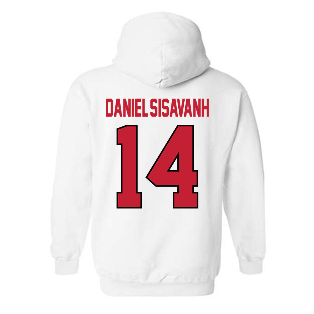 Georgia - NCAA Football : David Daniel-Sisavanh - Classic Shersey Hooded Sweatshirt-1