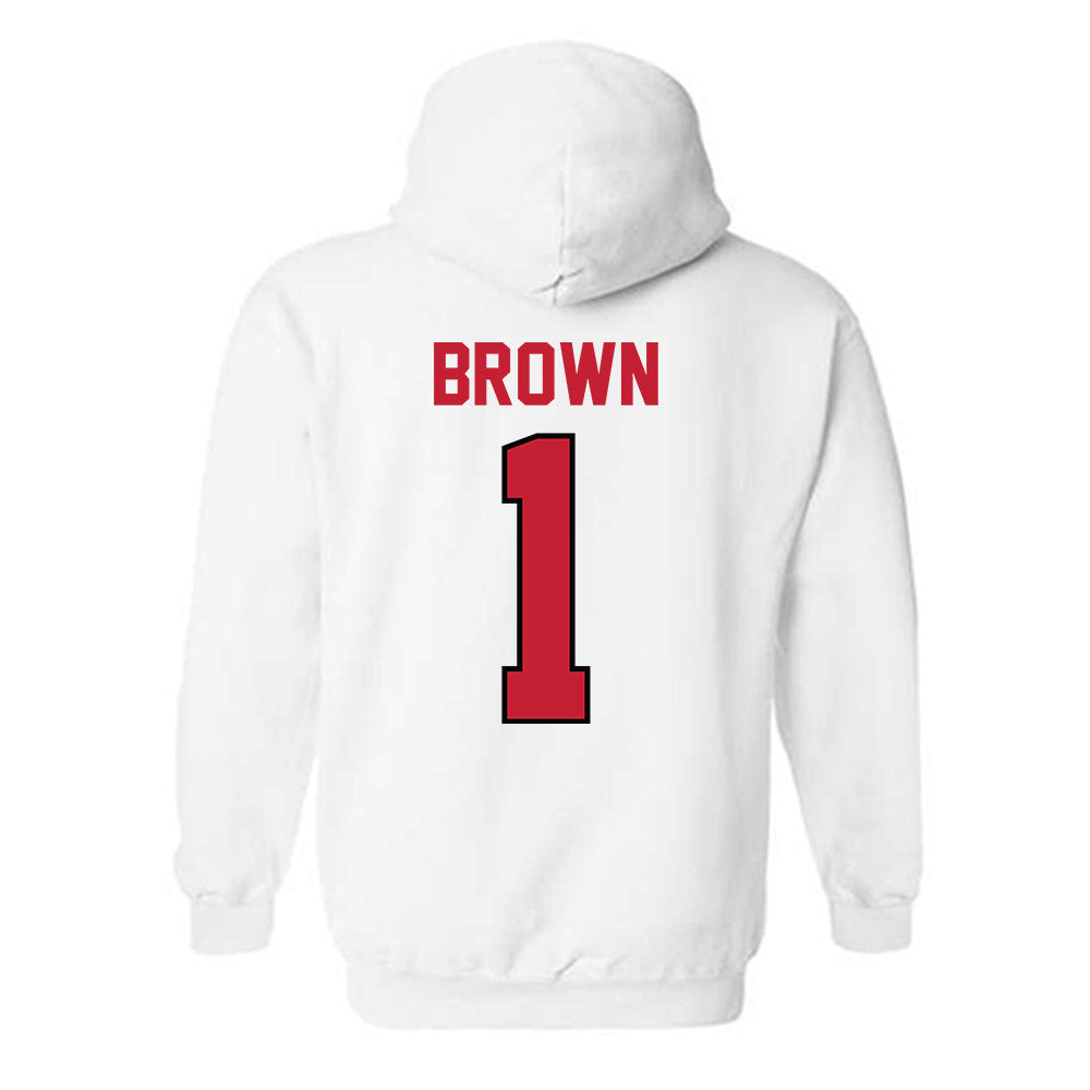 Georgia - NCAA Women's Soccer : Jordan Brown - Classic Shersey Hooded Sweatshirt-1