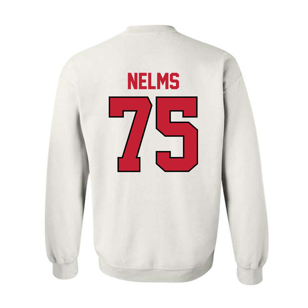 Georgia - NCAA Football : Tate Nelms - Classic Shersey Crewneck Sweatshirt-1