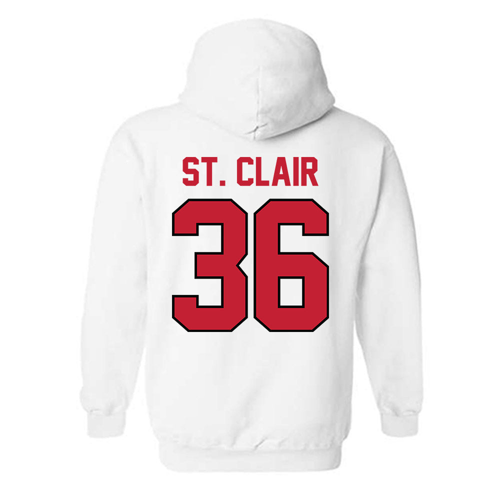 Georgia - NCAA Football : Jackson St. Clair - Classic Shersey Hooded Sweatshirt-1