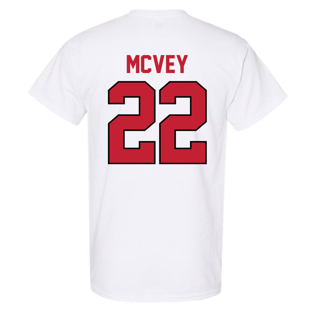 Georgia - NCAA Men's Basketball : Jackson McVey - Classic Shersey T-Shirt-1