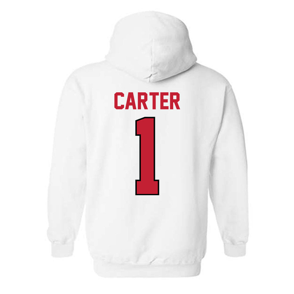 Georgia - NCAA Baseball : Dillon Carter - Classic Shersey Hooded Sweatshirt-1