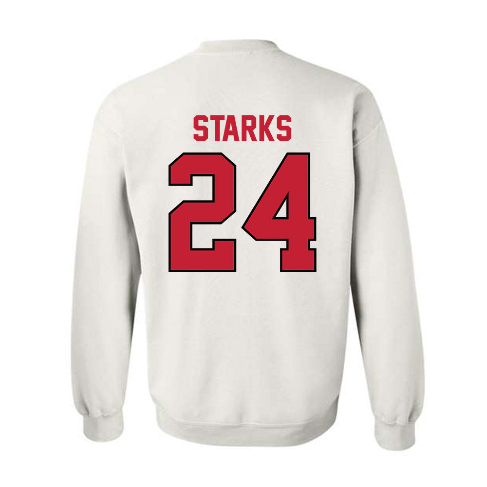 Georgia - NCAA Football : Malaki Starks - Classic Shersey Crewneck Sweatshirt-1