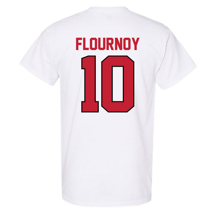 Georgia - NCAA Women's Basketball : De'Mauri Flournoy - Classic Shersey T-Shirt-1