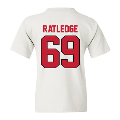 Georgia - NCAA Football : Tate Ratledge - Classic Shersey Youth T-Shirt-1