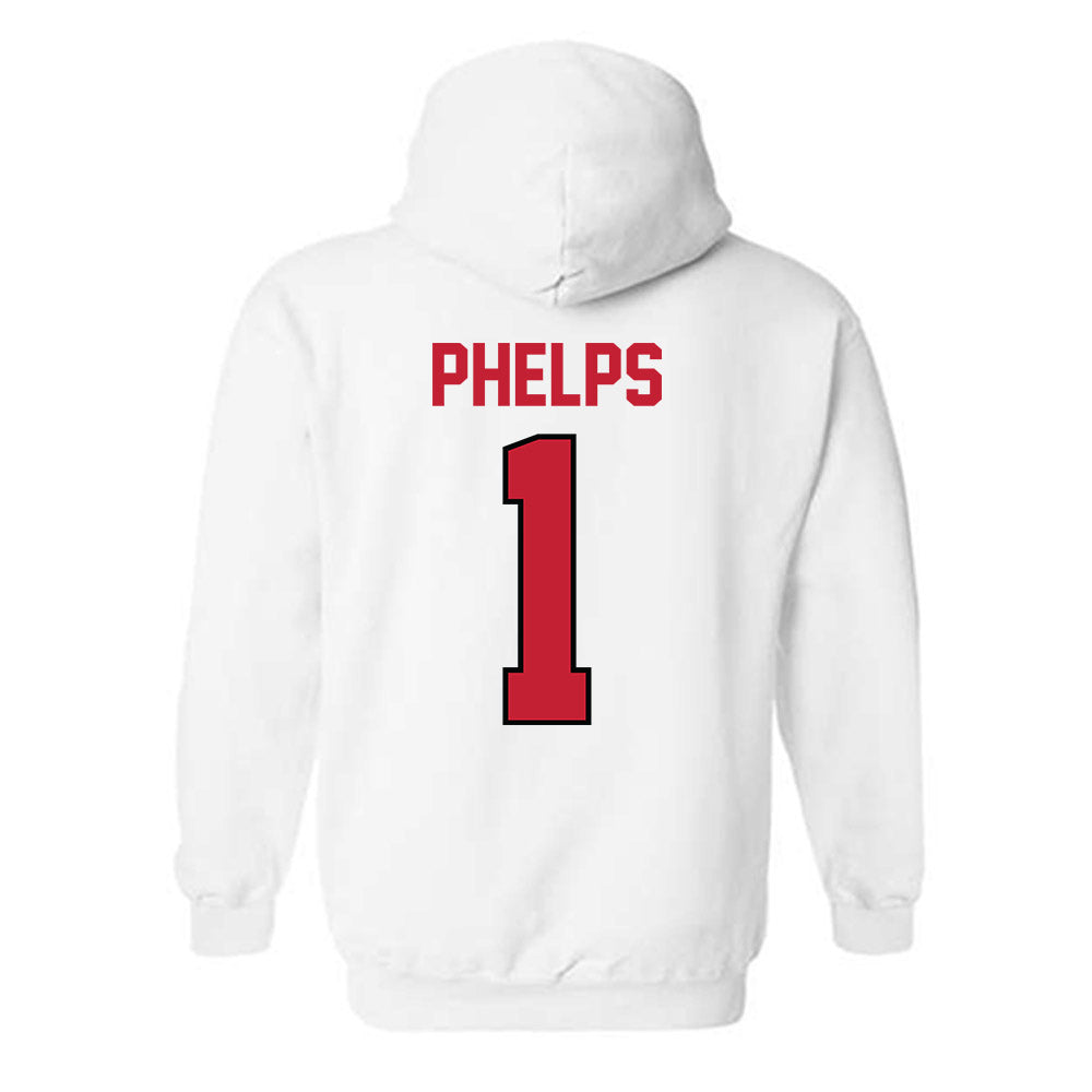 Georgia - NCAA Baseball : Tre Phelps - Classic Shersey Hooded Sweatshirt-1