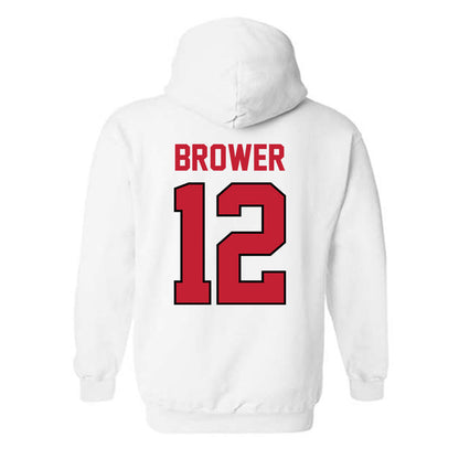 Georgia - NCAA Women's Volleyball : Clara Brower - Classic Shersey Hooded Sweatshirt-1