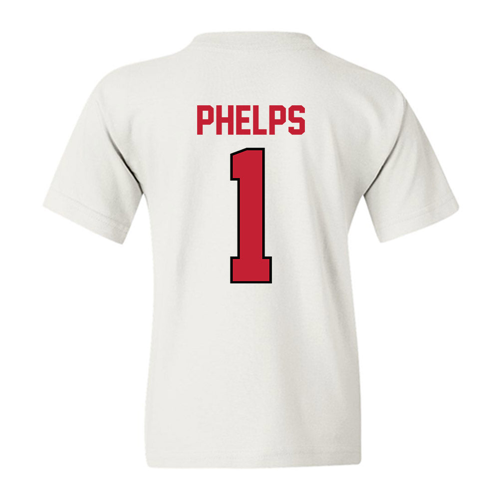 Georgia - NCAA Baseball : Tre Phelps - Classic Shersey Youth T-Shirt-1