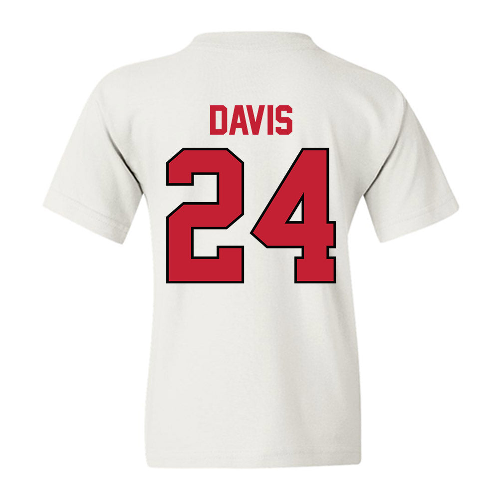 Georgia - NCAA Women's Basketball : Indya Davis - Classic Shersey Youth T-Shirt-1