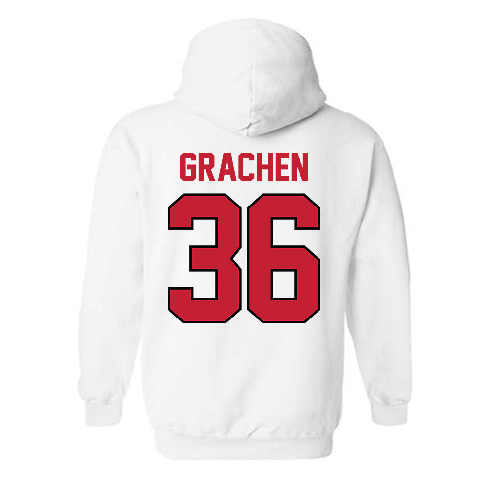 Georgia - NCAA Football : Matthew Grachen - Classic Shersey Hooded Sweatshirt-1