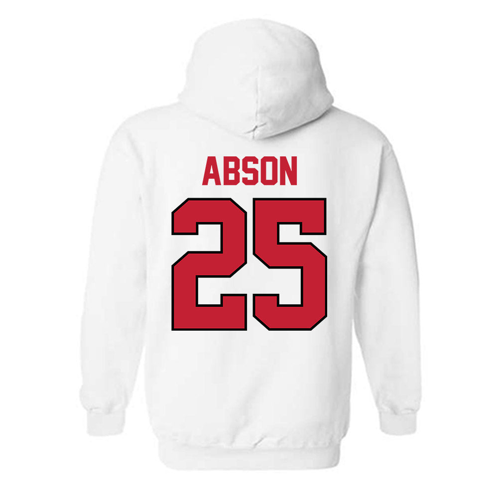 Georgia - NCAA Men's Basketball : Justin Abson - Classic Shersey Hooded Sweatshirt-1