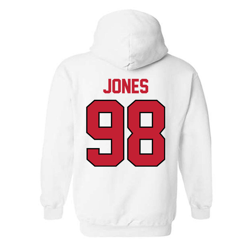 Georgia - NCAA Football : Noah Jones - Classic Shersey Hooded Sweatshirt-1