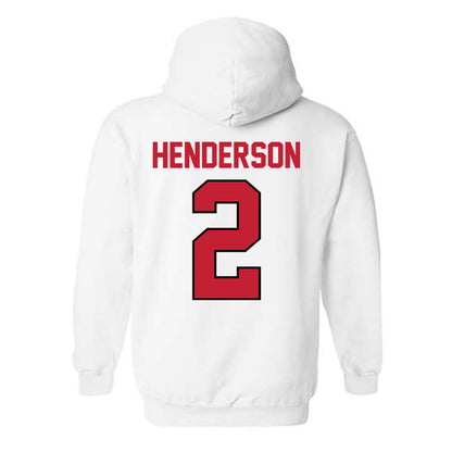 Georgia - NCAA Women's Basketball : Savannah Henderson - Classic Shersey Hooded Sweatshirt-1