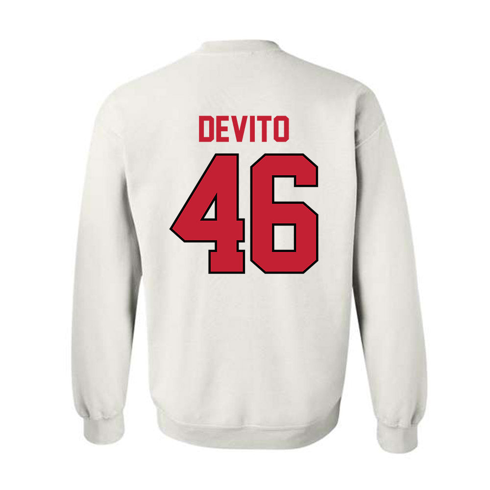 Georgia - NCAA Baseball : Zach DeVito - Classic Shersey Crewneck Sweatshirt-1