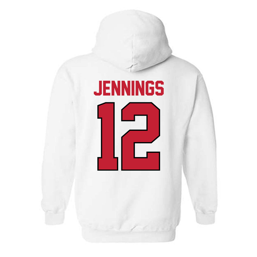 Georgia - NCAA Men's Basketball : Markel Jennings - Classic Shersey Hooded Sweatshirt-1