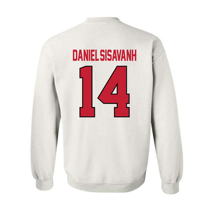 Georgia - NCAA Football : David Daniel-Sisavanh - Classic Shersey Crewneck Sweatshirt-1