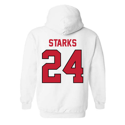 Georgia - NCAA Football : Malaki Starks - Classic Shersey Hooded Sweatshirt-1