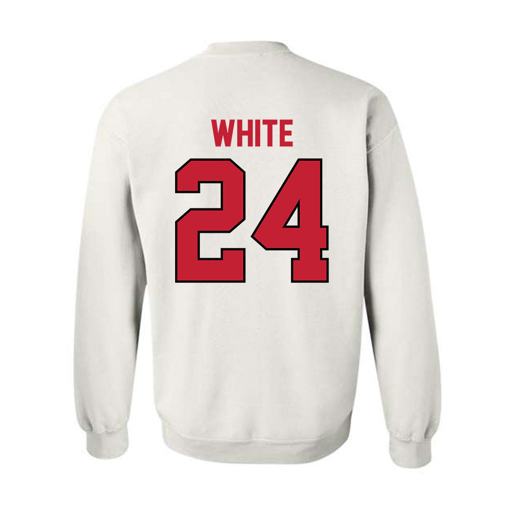 Georgia - NCAA Softball : Esther White - Classic Shersey Crewneck Sweatshirt-1
