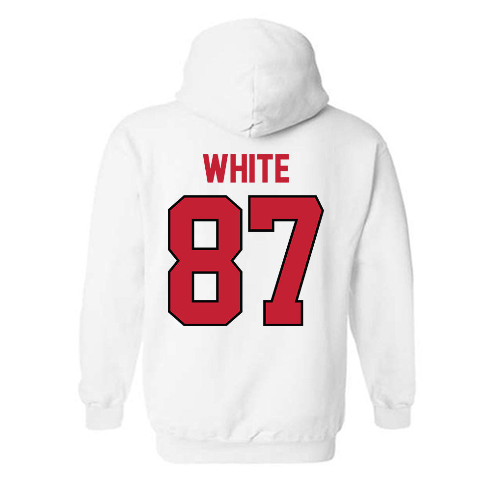 Georgia - NCAA Football : Jordan White - Classic Shersey Hooded Sweatshirt-1