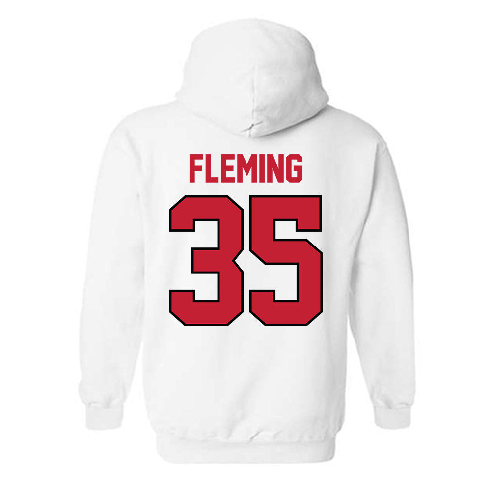 Georgia - NCAA Football : Jacob Fleming - Classic Shersey Hooded Sweatshirt-1