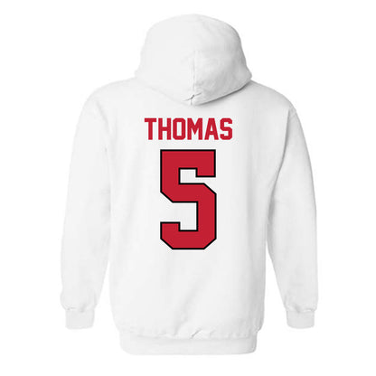 Georgia - NCAA Football : Noah Thomas - Classic Shersey Hooded Sweatshirt-1