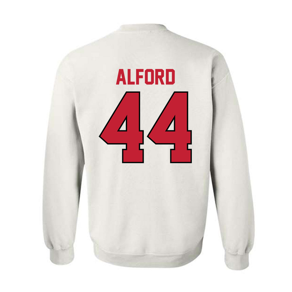 Georgia - NCAA Baseball : Slate Alford - Classic Shersey Crewneck Sweatshirt-1