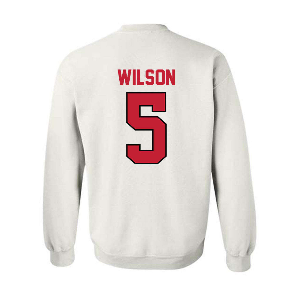 Georgia - NCAA Football : Raylen Wilson - Classic Shersey Crewneck Sweatshirt-1