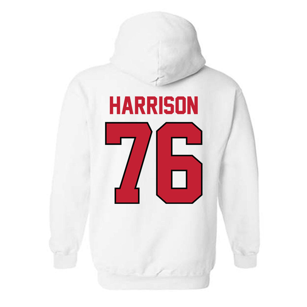 Georgia - NCAA Football : Marcus Harrison - Classic Shersey Hooded Sweatshirt-1