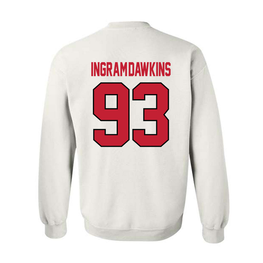 Georgia - NCAA Football : Tyrion Ingram-Dawkins - Classic Shersey Crewneck Sweatshirt-1