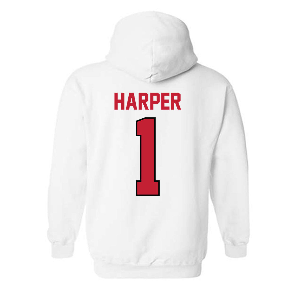 Georgia - NCAA Women's Volleyball : Victoria Harper - Classic Shersey Hooded Sweatshirt-1