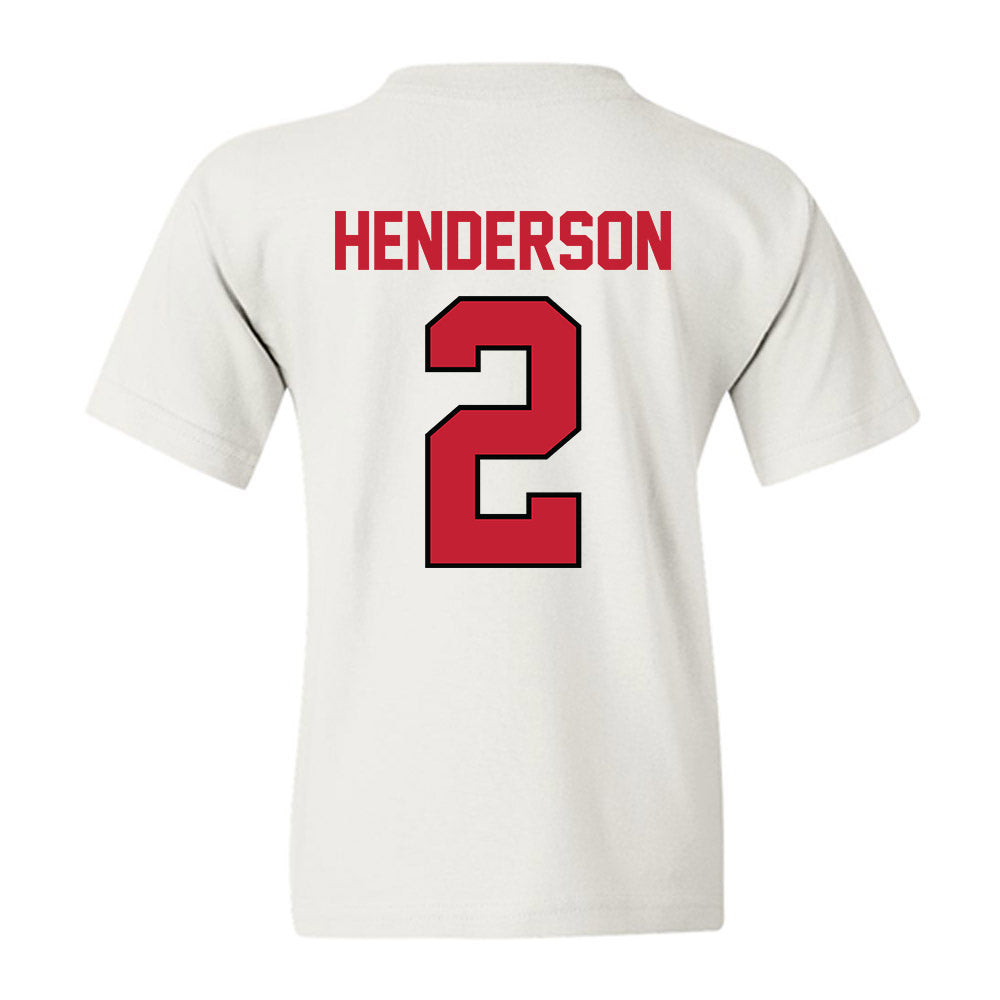 Georgia - NCAA Women's Basketball : Savannah Henderson - Classic Shersey Youth T-Shirt-1