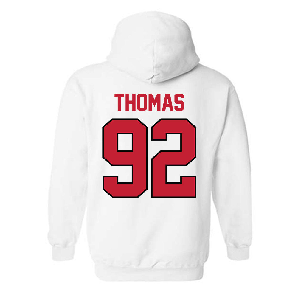 Georgia - NCAA Football : Jordan Thomas - Classic Shersey Hooded Sweatshirt-1