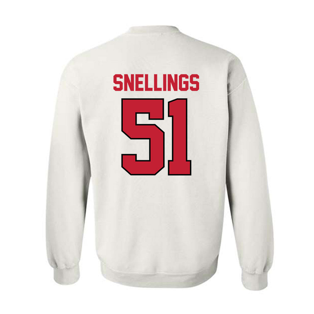 Georgia - NCAA Football : Will Snellings - Classic Shersey Crewneck Sweatshirt-1