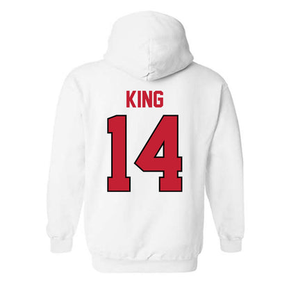 Georgia - NCAA Baseball : Trey King - Classic Shersey Hooded Sweatshirt-1