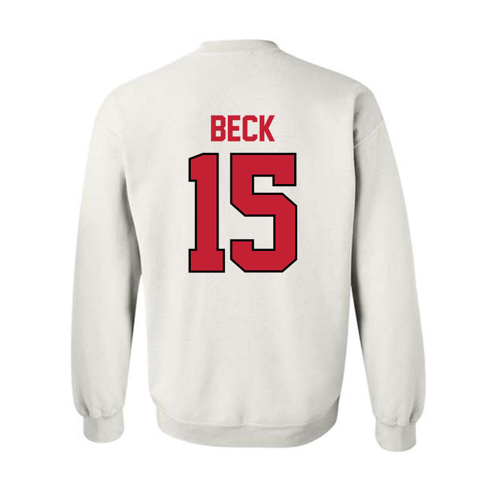 Georgia - NCAA Football : Carson Beck - Classic Shersey Crewneck Sweatshirt-1