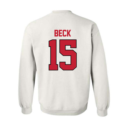 Georgia - NCAA Football : Carson Beck - Classic Shersey Crewneck Sweatshirt-1