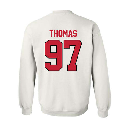 Georgia - NCAA Football : Jordan Thomas - Classic Shersey Crewneck Sweatshirt-1