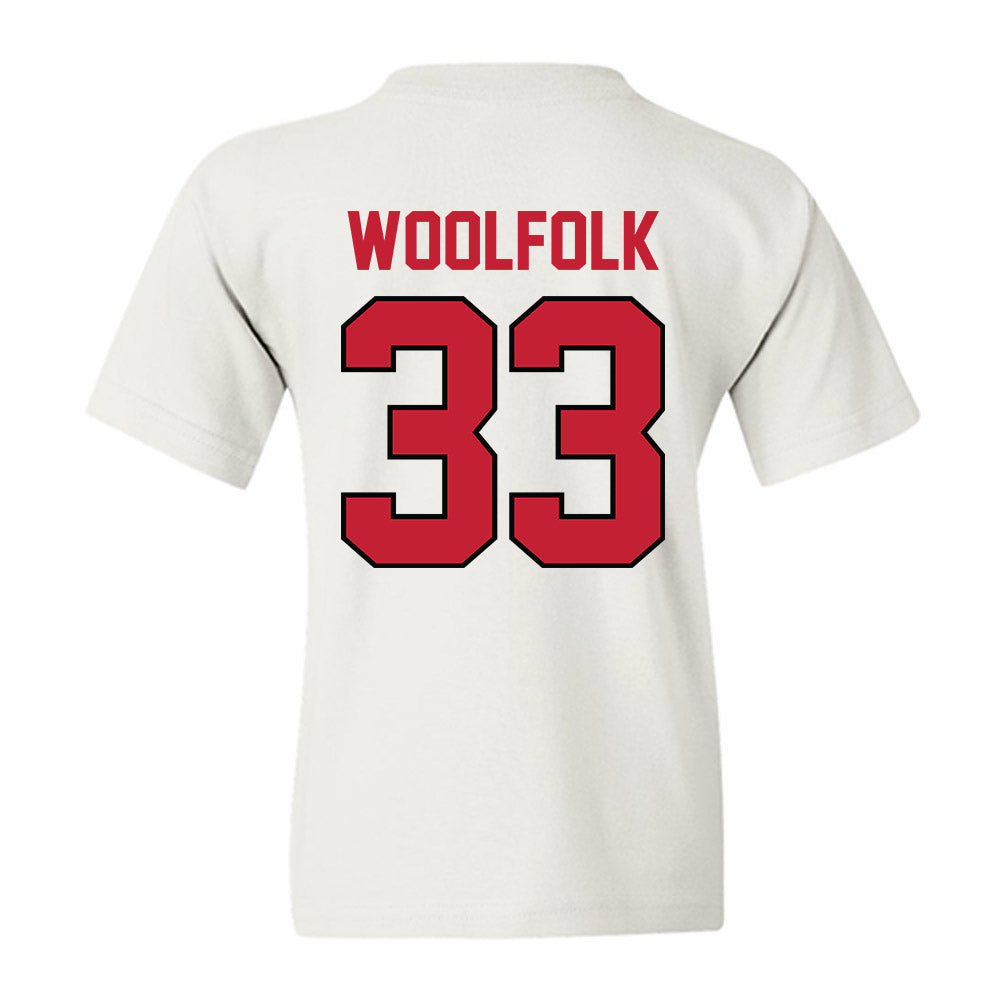 Georgia - NCAA Women's Basketball : Mia Woolfolk - Classic Shersey Youth T-Shirt-1