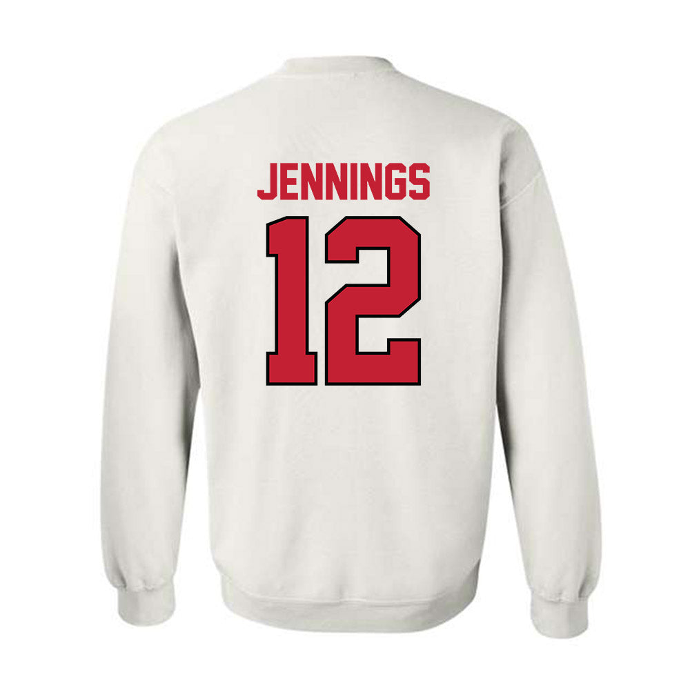 Georgia - NCAA Men's Basketball : Markel Jennings - Classic Shersey Crewneck Sweatshirt-1