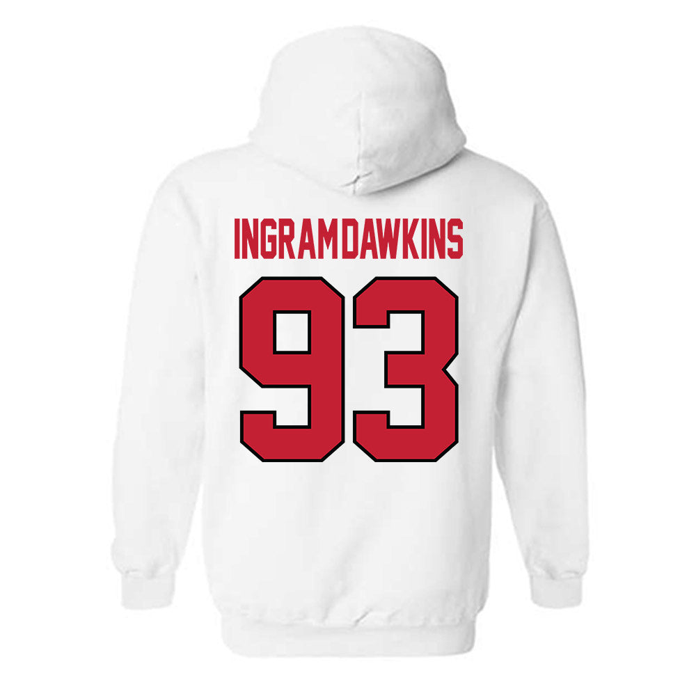 Georgia - NCAA Football : Tyrion Ingram-Dawkins - Classic Shersey Hooded Sweatshirt-1