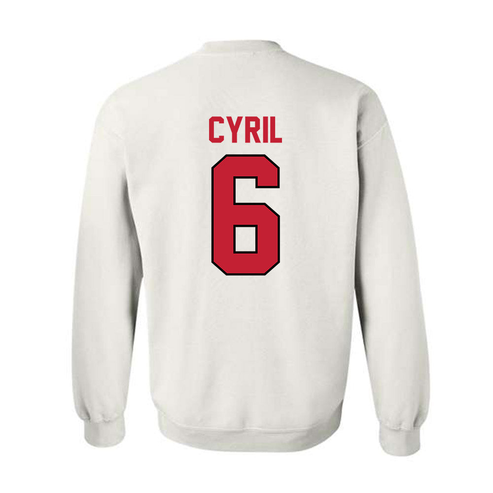 Georgia - NCAA Men's Basketball : Somtochukwu Cyril - Classic Shersey Crewneck Sweatshirt-1