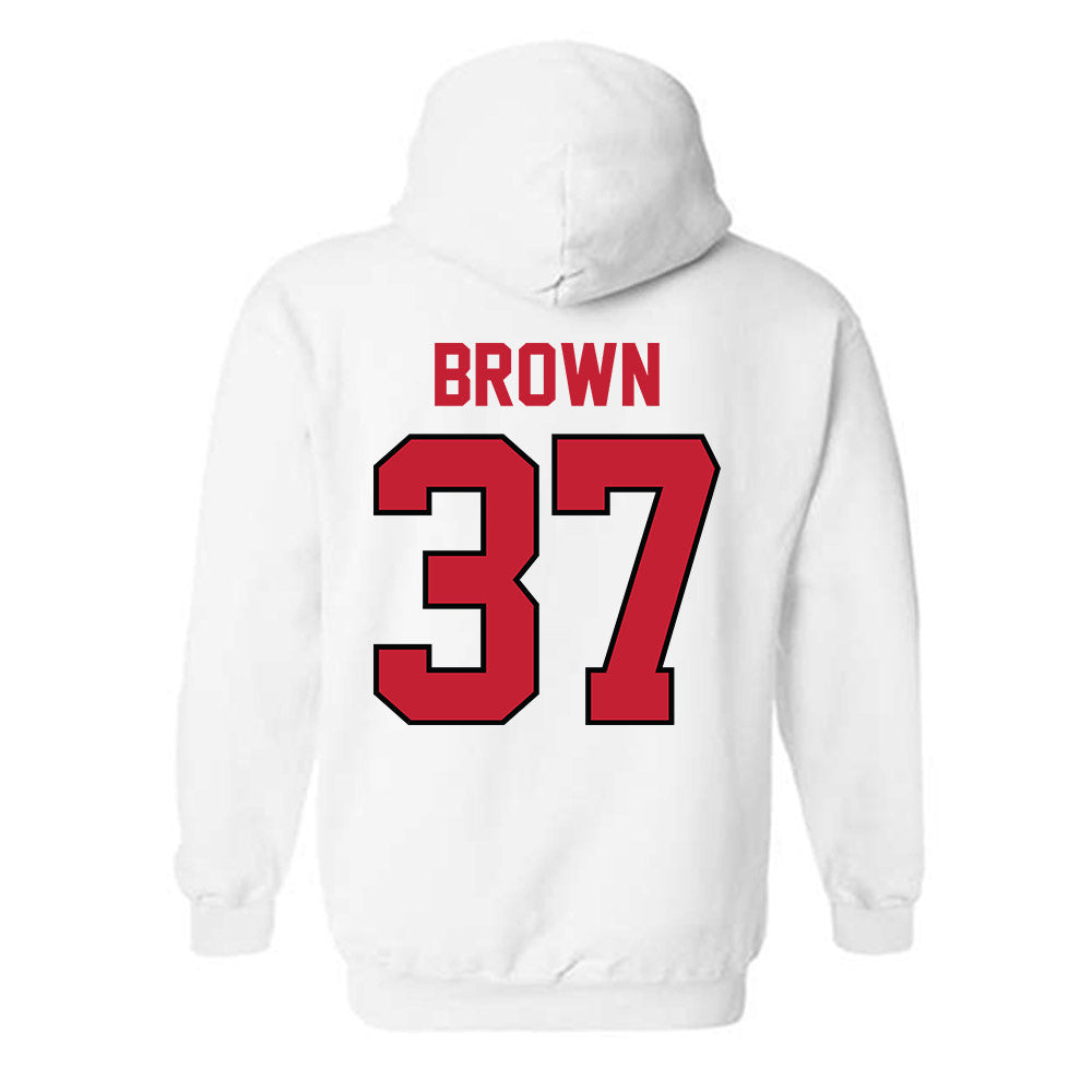 Georgia - NCAA Baseball : Zachary Brown - Classic Shersey Hooded Sweatshirt-1