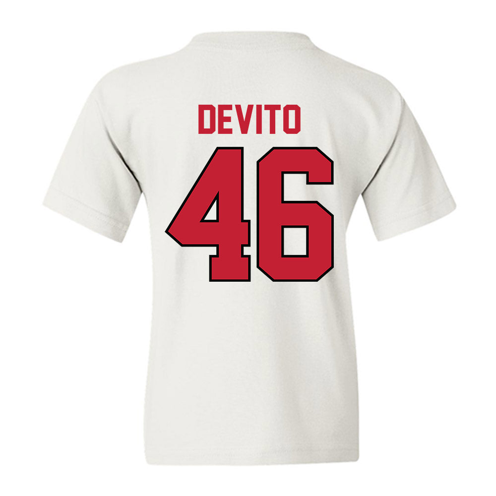 Georgia - NCAA Baseball : Zach DeVito - Classic Shersey Youth T-Shirt-1