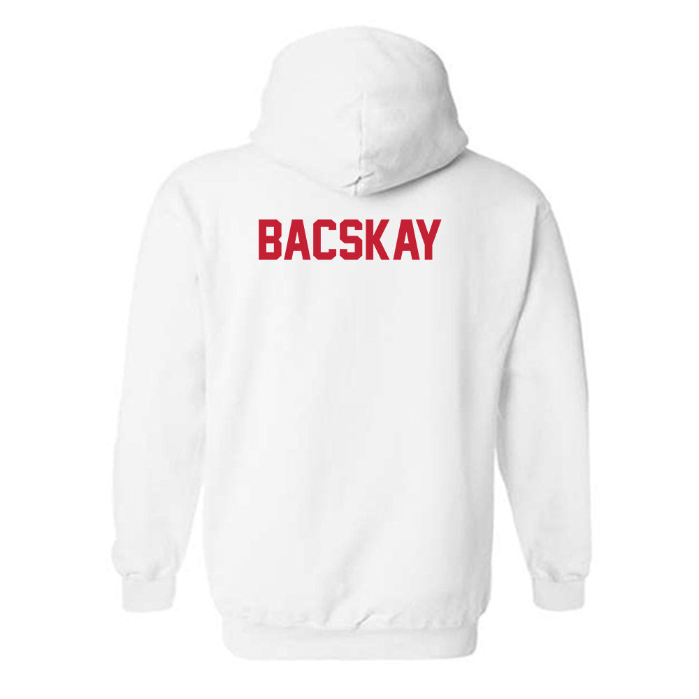 Georgia - NCAA Women's Gymnastics : Csenge Bacskay - Classic Shersey Hooded Sweatshirt-1