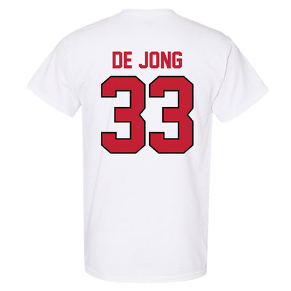 Georgia - NCAA Baseball : Max De Jong - Classic Shersey T-Shirt-1